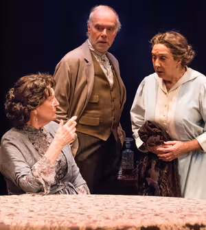 Jill Tanner, Ken Marks and Sandra Shipley in HINDLE WAKES by Stanley Houghton, Directed by Gus Kaikkonen. Photo by Todd Cerveris.
@ BroadwayWorld Jill Tanner, Ken Marks and Sandra Shipley in HINDLE WAKES by Stanley Houghton, Direct Photo