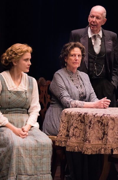 Rebecca Noelle Brinkley, Jill Tanner and Jonathan Hogan in HINDLE WAKES by Stanley Ho Photo