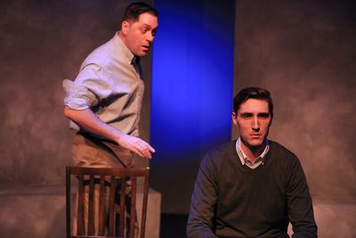  (left to right) Josh Zagoren and Matthew Nerber in Interrobang Theatre Project's Chi Photo