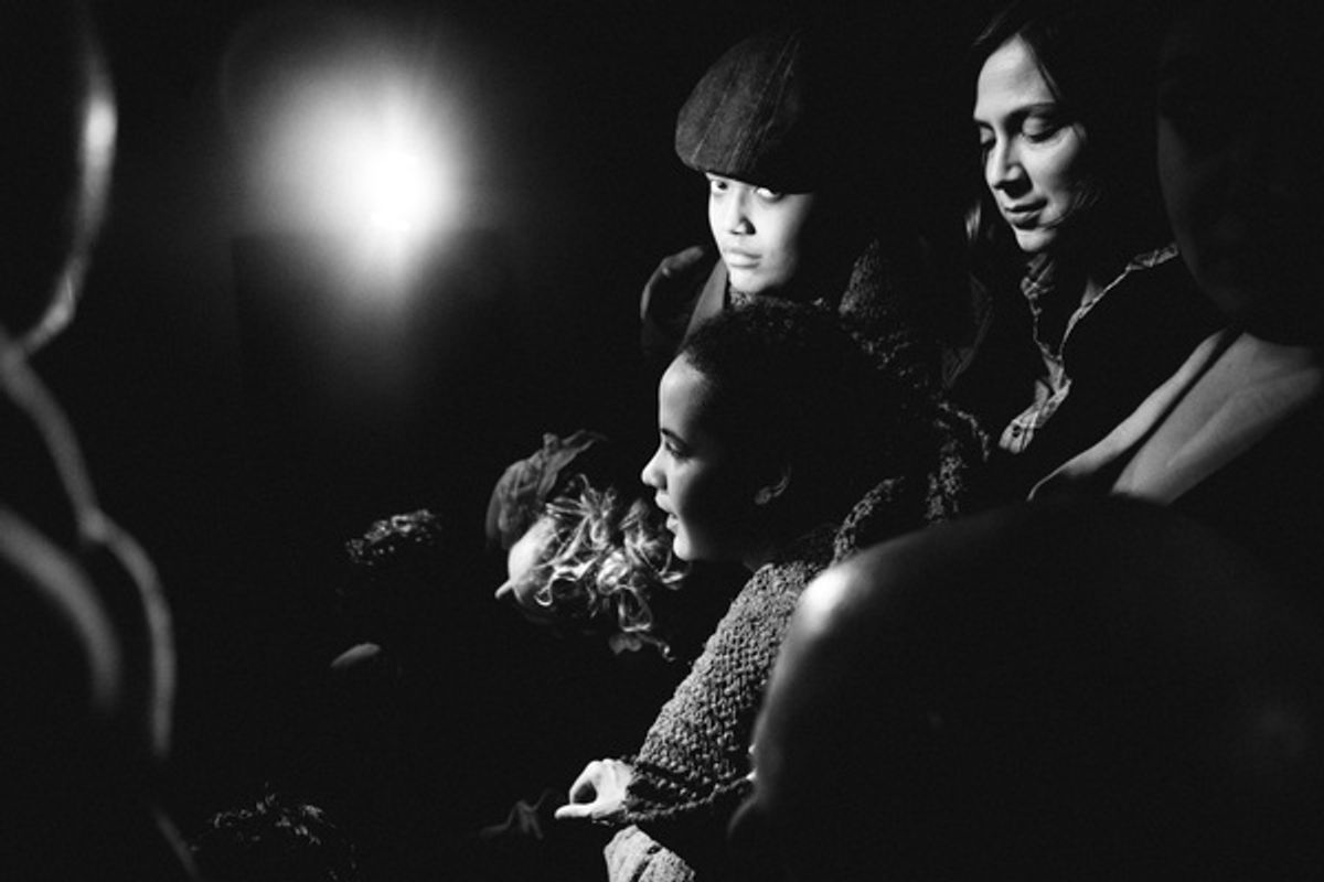  (left to right) Alys Dickerson, Kyla Norton, Elizabeth Dowling in a publicity image for Haven Theatreâ€™s FEAR AND MISERY IN THE THIRD REICH. Photo by Joe Mazza/Brave Lux. at 
