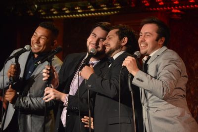 Justin Baret, Michael Caizzi, Michael Bernardi, and Matt Kurzyniec Photo