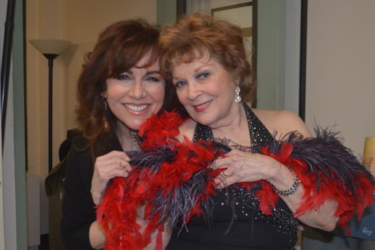 Debbie Gravitte and Anita Gillette at 