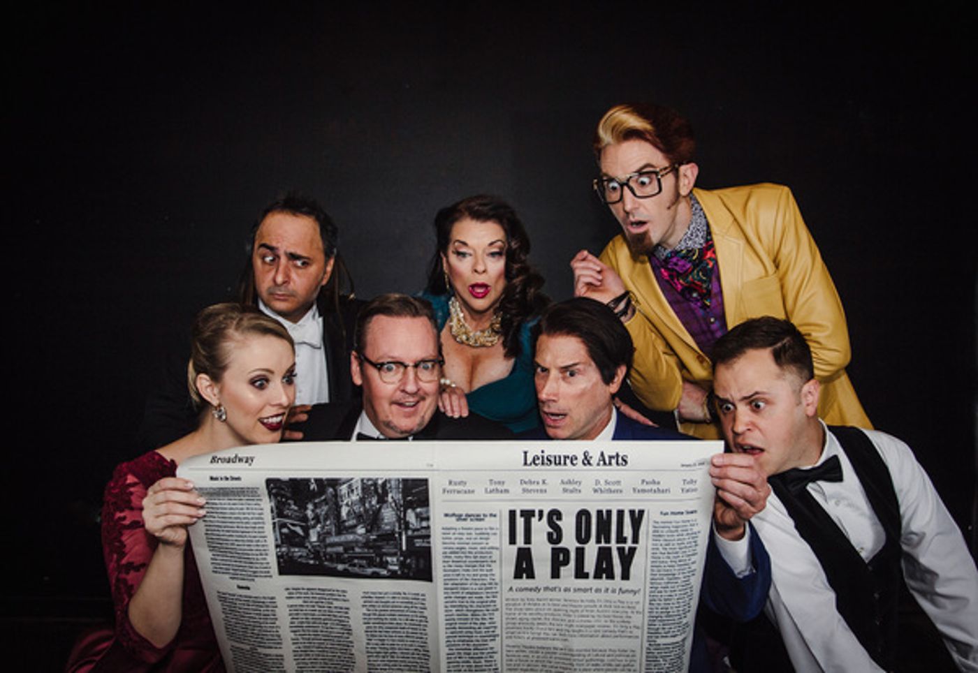 Photo Flash: First Look at the Cast of IT'S ONLY A PLAY at the Phoenix Theatre  Image