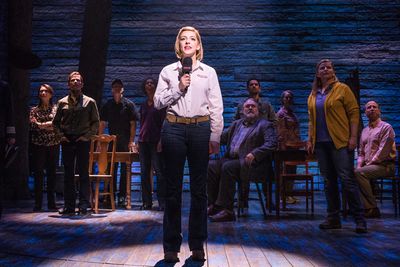 Steffi DiDomenicantonio and the cast of COME FROM AWAY Photo