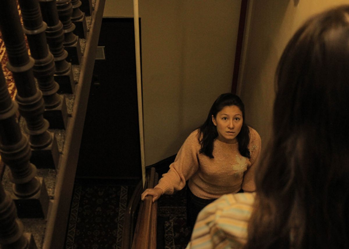 Peregrine Heard (Mary), Lauren LaRocca (Gloria) at 