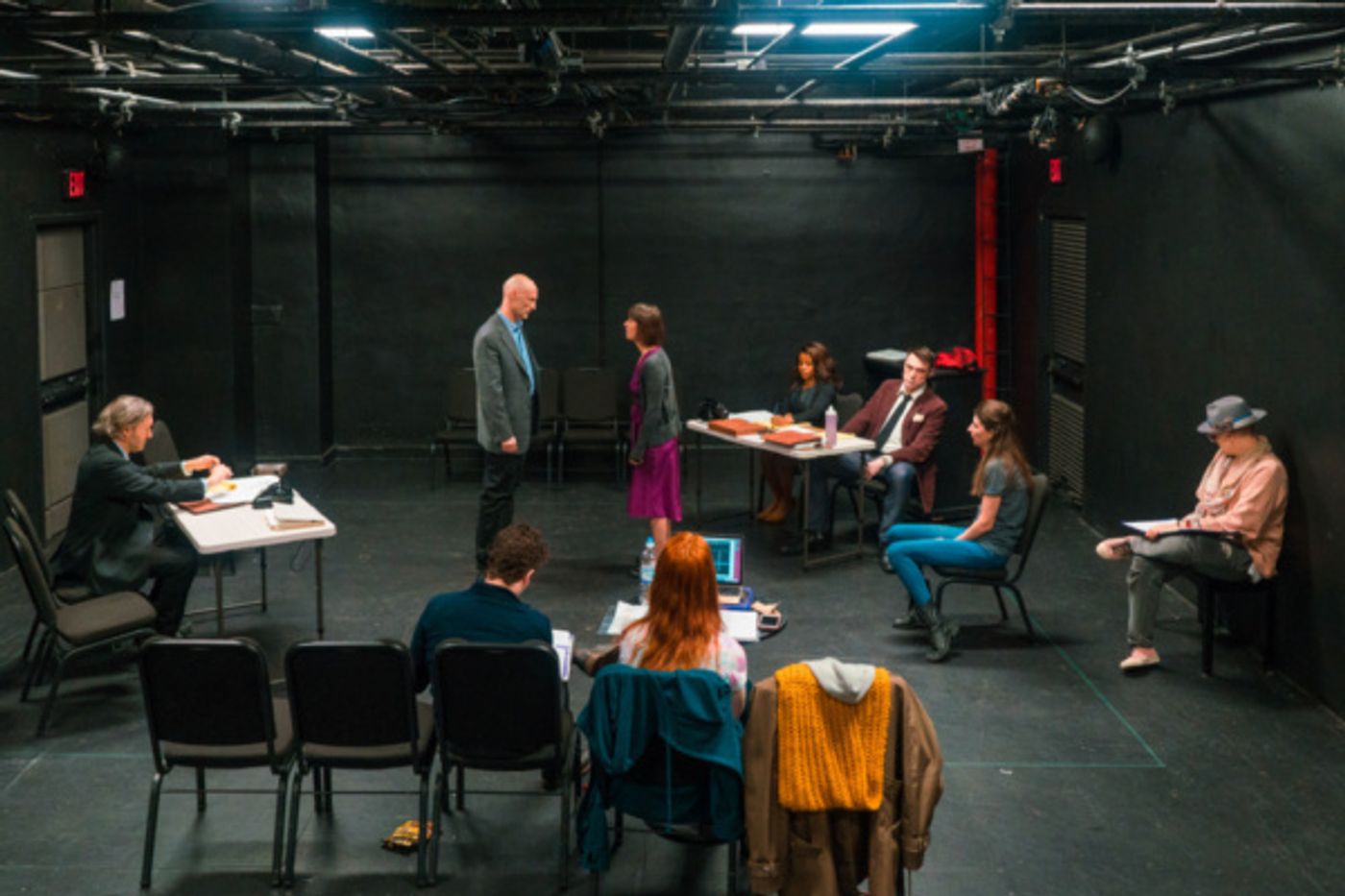 Photo Flash: In Rehearsal with TRIAL, a New Play Directed by Lori Petty  Image
