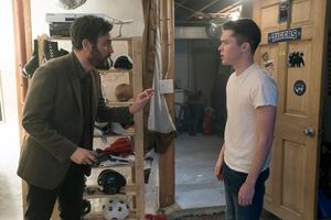 RISE -- "Pilot" Episode 101 -- Pictured: (l-r) Josh Radnor as Lou Mazzuchelli, Casey  Photo