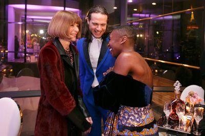 Anna Wintour; Jordan Roth; Cynthia Erivo Photo