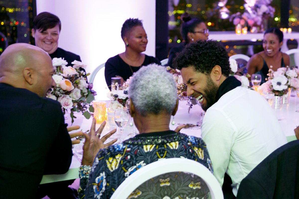 Birthday Dinner with Jussie Smollet of Empire, Common and others at 