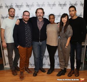 Greg Keller, Michael Cyril Creighton, Thomas Jay Ryan, Quincy Tyler Bernstine, Jennifer Kim, and Kyle Beltran @ BroadwayWorld Greg Keller, Michael Cyril Creighton, Thomas Jay Ryan, Quincy Tyler Bernstine, Jennif Photo