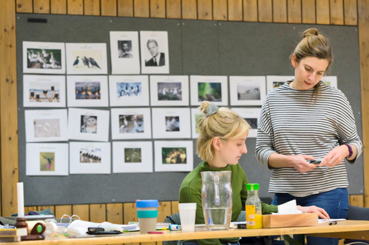 Photo Flash: First Look at Rehearsal Photos from JOHN at The National Theatre  Image
