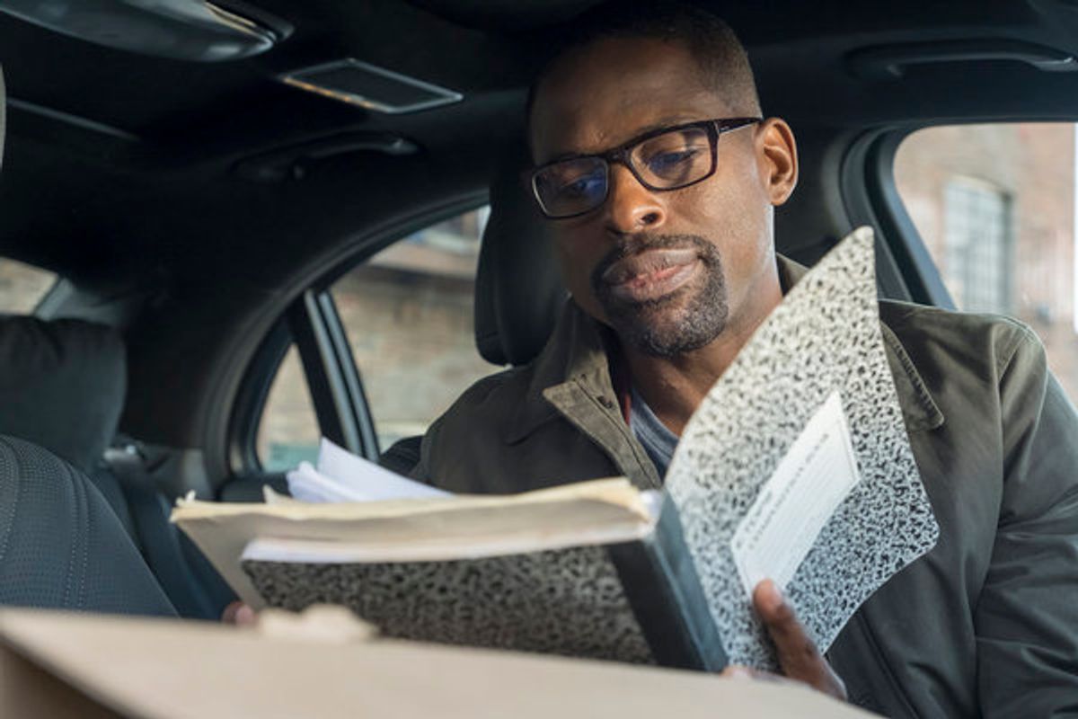 THIS IS US -- 'Clooney' Episode 212 -- Pictured: Sterling K. Brown as Randall -- (Photo by: Ron Batzdorff/NBC) at 