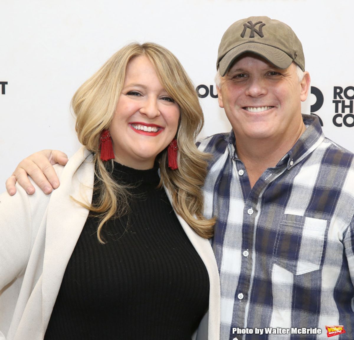 Lindsey Ferrentino and Scott Ellis  at 