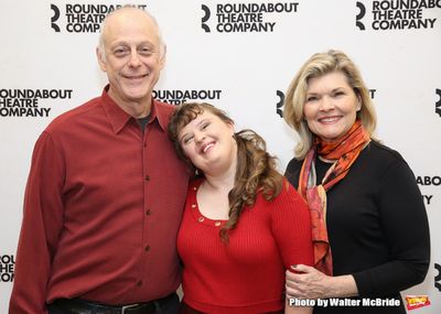 Mark Blum, Jamie Brewer and Debra Monk  Photo