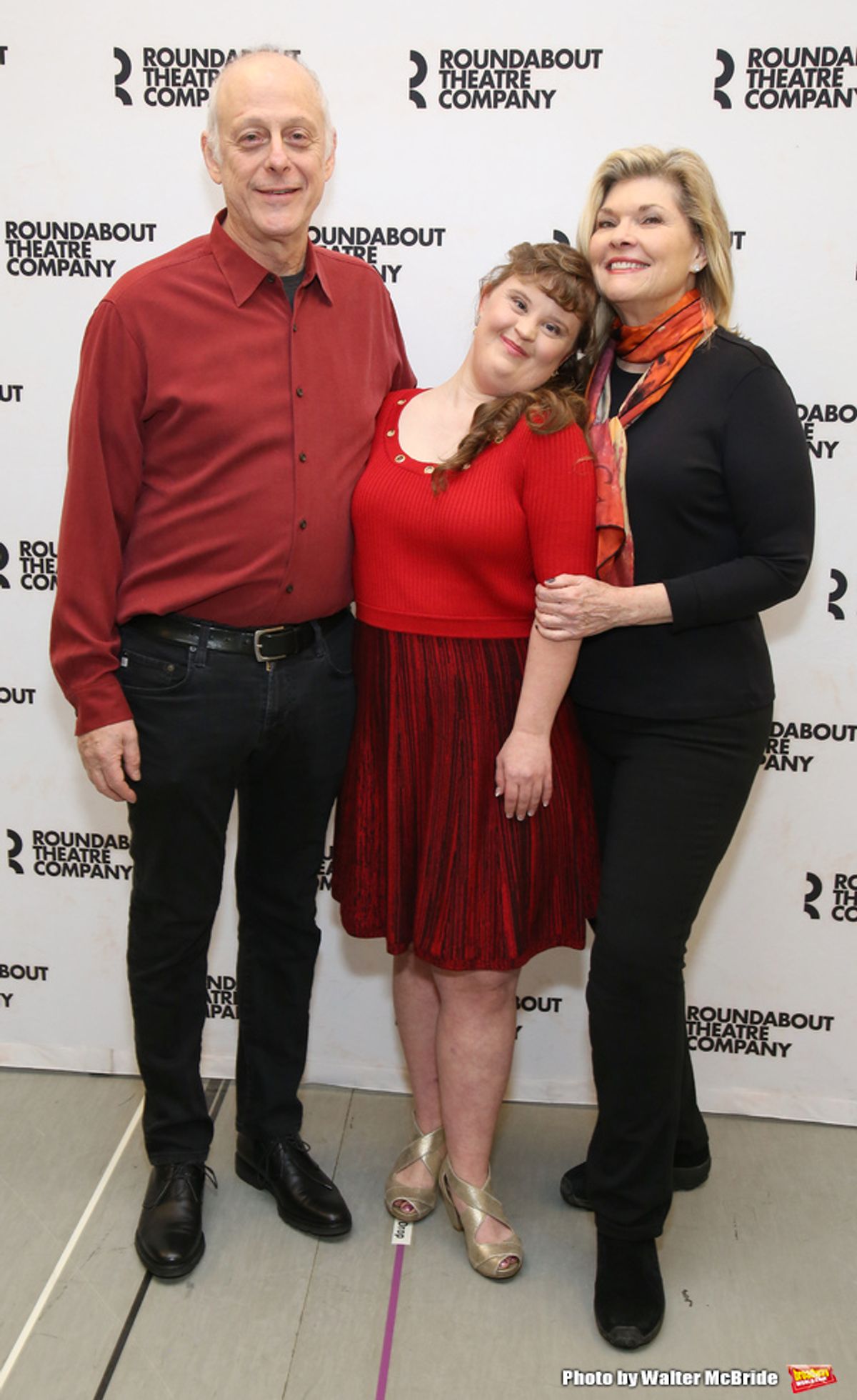 Mark Blum, Jamie Brewer and Debra Monk  at 