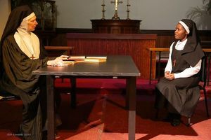 PennyLynn White as Mother Superior and Ashleigh Awusie as Mary Azu Photo