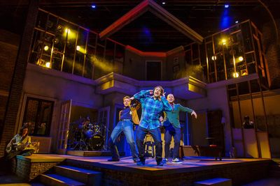 James David Larson, Steve Rosen and Jonathan Spivey in The Other Josh Cohen. Photo by Photo