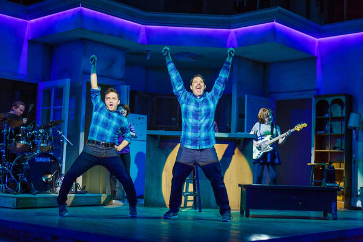 James David Larson, Alan Schmuckler, Angel Lin, Steve Rosen and Megan Loomis in The Other Josh Cohen. Photo by Goat Factory Media Entertainment. at 