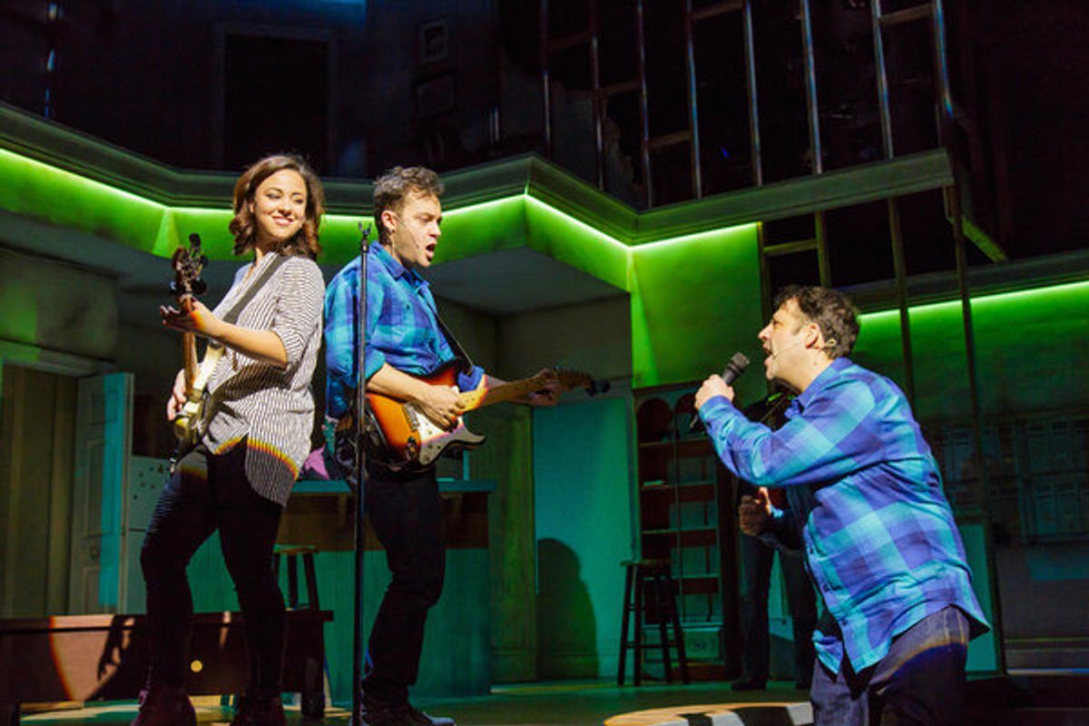 Allison Ann Kelly, Alan Schmuckler and Steve Rosen in The Other Josh Cohen. Photo by Goat Factory Media Entertainment. at 