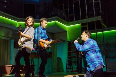 Allison Ann Kelly, Alan Schmuckler and Steve Rosen in The Other Josh Cohen. Photo by  Photo