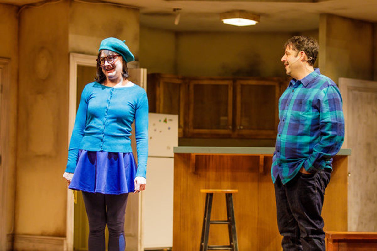  Megan Loomis and Steve Rosen in The Other Josh Cohen. Photo by Goat Factory Media Entertainment. at 