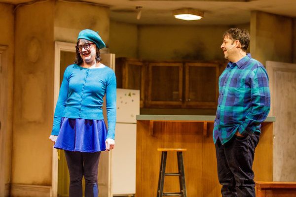  Megan Loomis and Steve Rosen in The Other Josh Cohen. Photo by Goat Factory Media En Photo