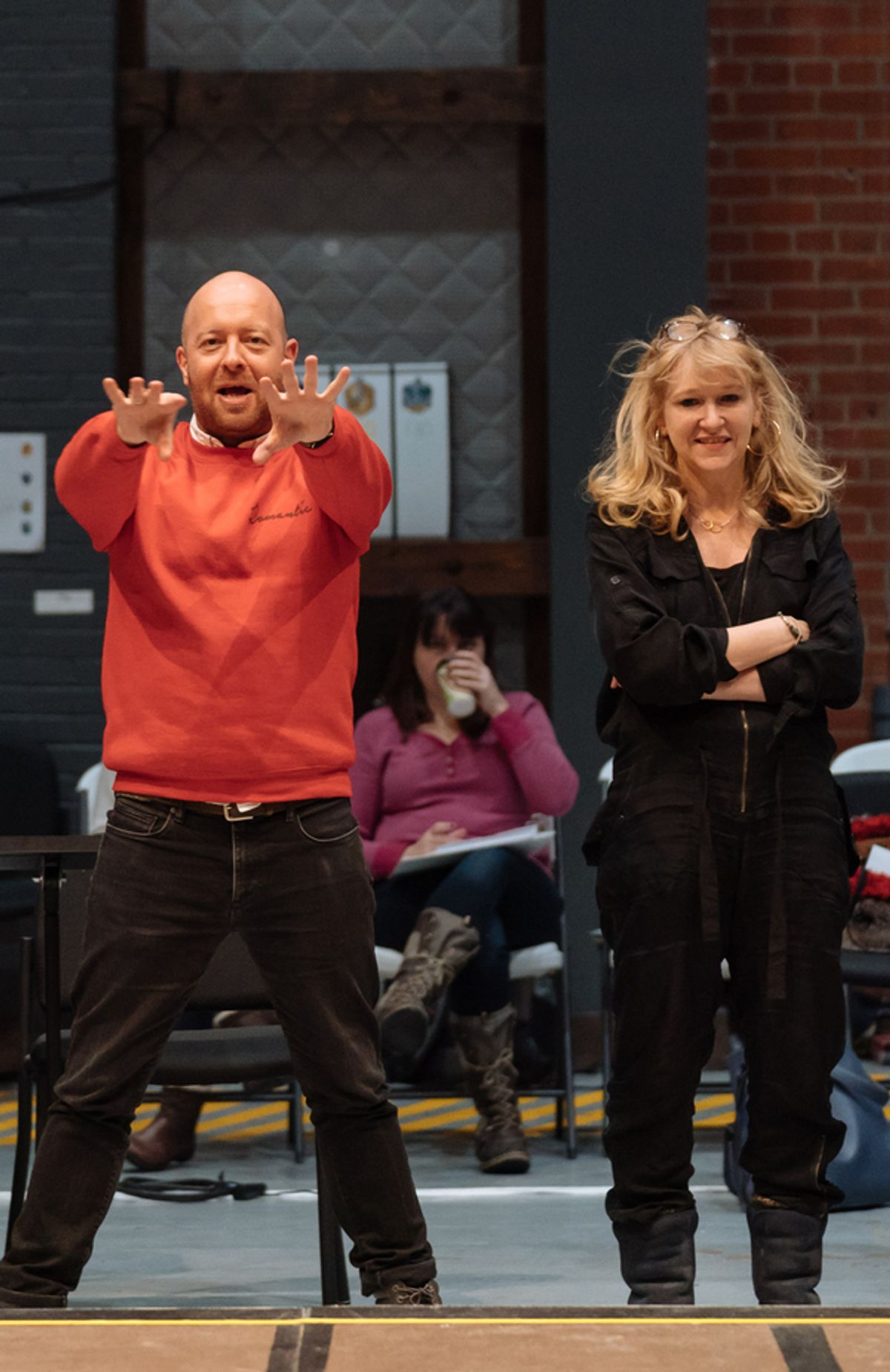 Director John Tiffany and Producer Sonia Friedman at 