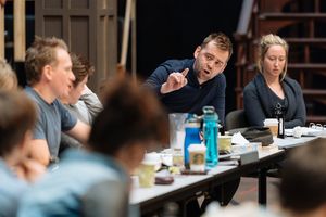 Actors Jamie Parker, Alex Price and Jessie Fisher @ BroadwayWorld Actors Jamie Parker, Alex Price and Jessie Fisher Photo