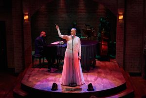 Terry Burrell (Billie Holiday) in LADY DAY (photo by Christopher Bartelski) @ BroadwayWorld Terry Burrell (Billie Holiday) in LADY DAY (photo by Christopher Bartelski) Photo