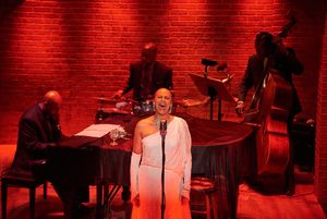 Terry Burrell (Billie Holiday) in LADY DAY (photo by Christopher Bartelski) @ BroadwayWorld Terry Burrell (Billie Holiday) in LADY DAY (photo by Christopher Bartelski) Photo