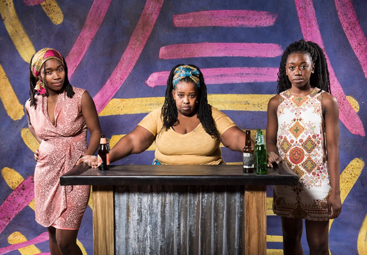 Pictured: Adrian Neblett. Agape Mngomezulu, Shayna Jones, CJ Jackman Zigante, and Makambe A. Simamba. Photo by Emily Cooper. at 