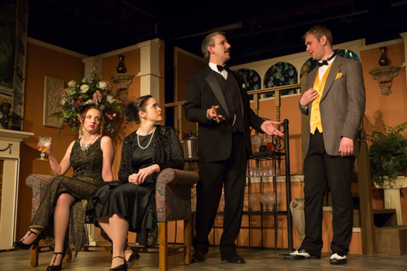 Photo Coverage: First look at Little Theatre Off Broadway's DEATH TAKES A HOLIDAY Photo Coverage: First look at Little Theatre Off Broadway's DEATH TAKES A HOLIDAY Image