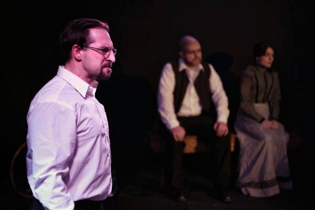 Michael Petrarca, Ross Gavlin, Katrina Rossi at 