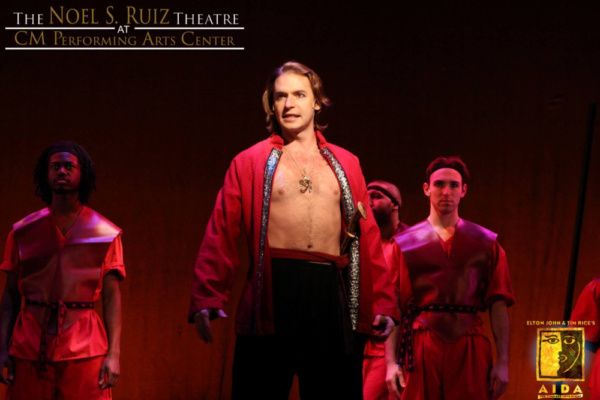 Bobby Peterson as Radames in Elton John & Tim Rice's AIDA at The Noel S. Ruiz Theatre Photo