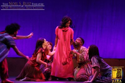 Steffy Jolin as AIDA in Elton John & Tim Rice's AIDA at The Noel S. Ruiz Theatre.

Ph Photo