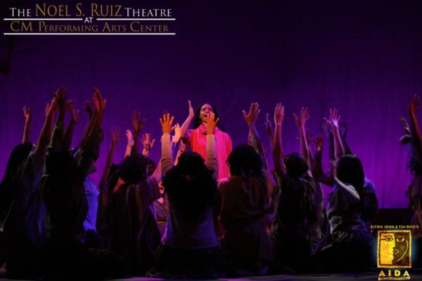 Steffy Jolin as AIDA in Elton John & Tim Rice's AIDA at The Noel S. Ruiz Theatre.

Ph Photo