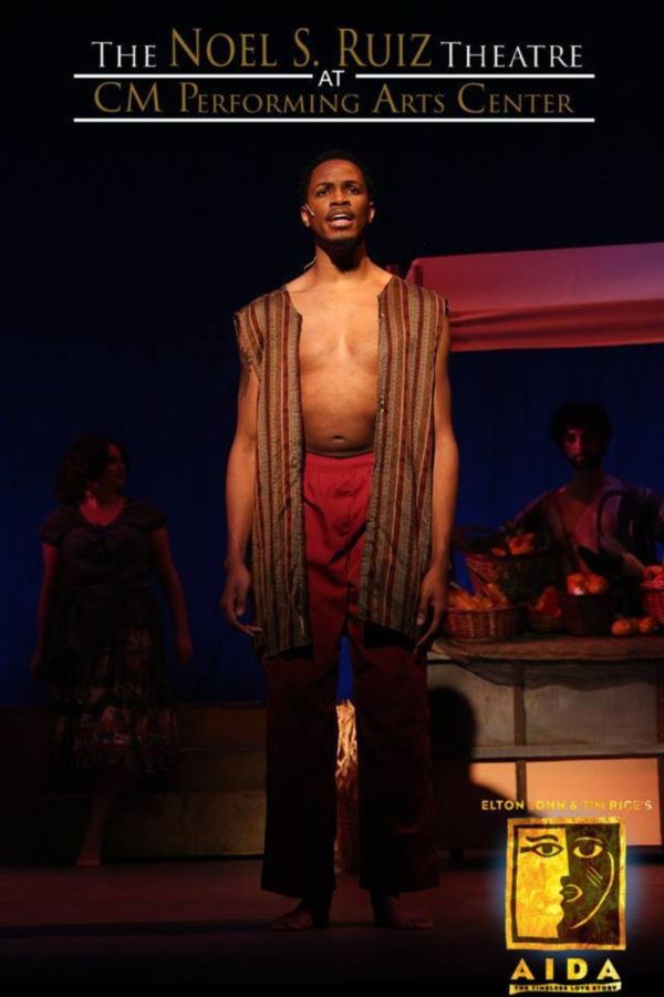 Steven C. Jackson as Mereb in Elton John & Tim Rice's AIDA at The Noel S. Ruiz Theatr Photo