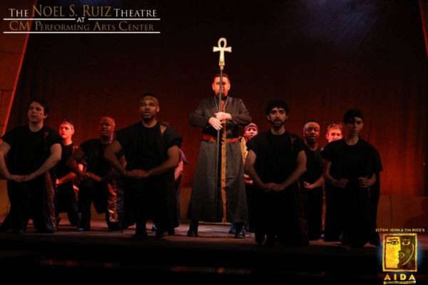 Carl Tese as Zoser in Elton John & Tim Rice's AIDA at The Noel S. Ruiz Theatre.

Phot Photo