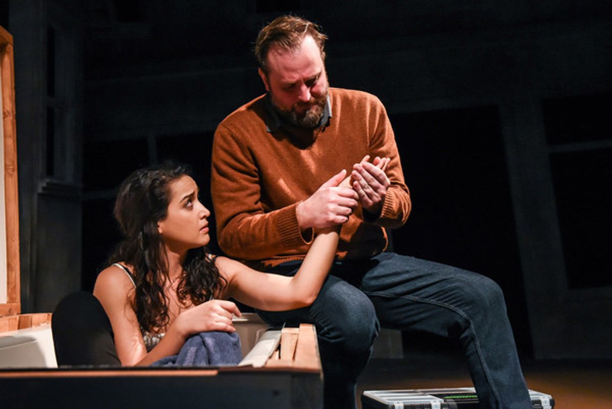 Aila Peck and Joseph Wiens at 