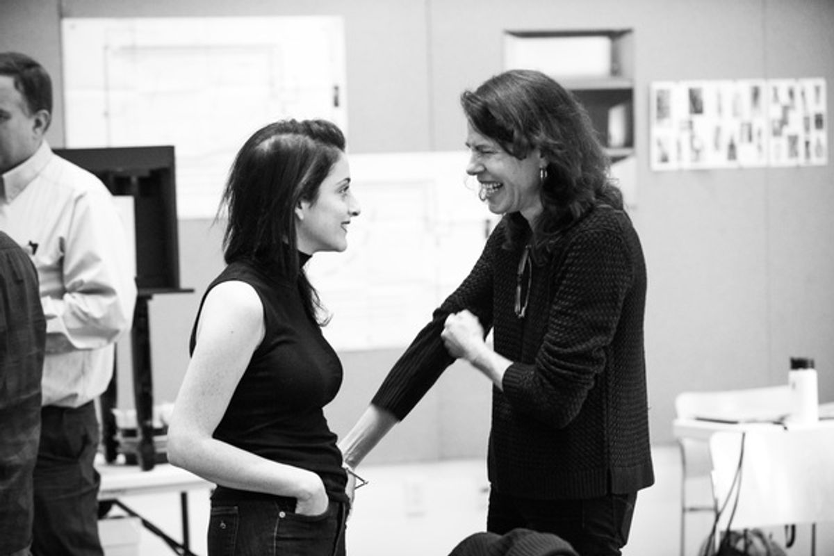Director Lila Neuegebauer and Artistic Director Paige Evans at 