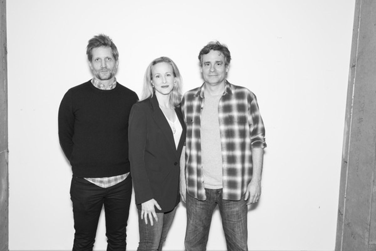 Paul Sparks, Katie Finneran, and Robert Sean Leonard at 