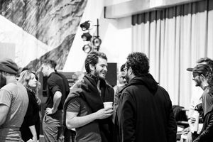 Andrew Garfield and Tony Kushner @ BroadwayWorld Andrew Garfield and Tony Kushner Photo