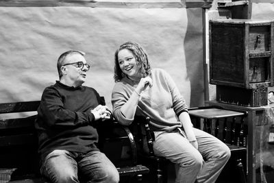 Nathan Lane and Associate Director Miranda Cromwell Photo