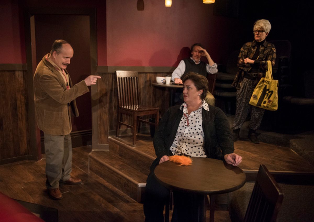 Guy Van Swearingen, Kirsten Fitzgerald, Lawrence Grimm, Natalie West. Photo by Michael Brosilow at 