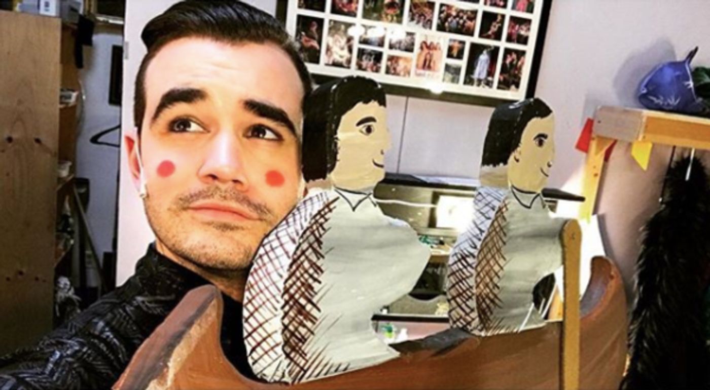 Photo Flash: A Jersey Boy Gets a New Mustache and More Saturday Intermission Pics!  Image