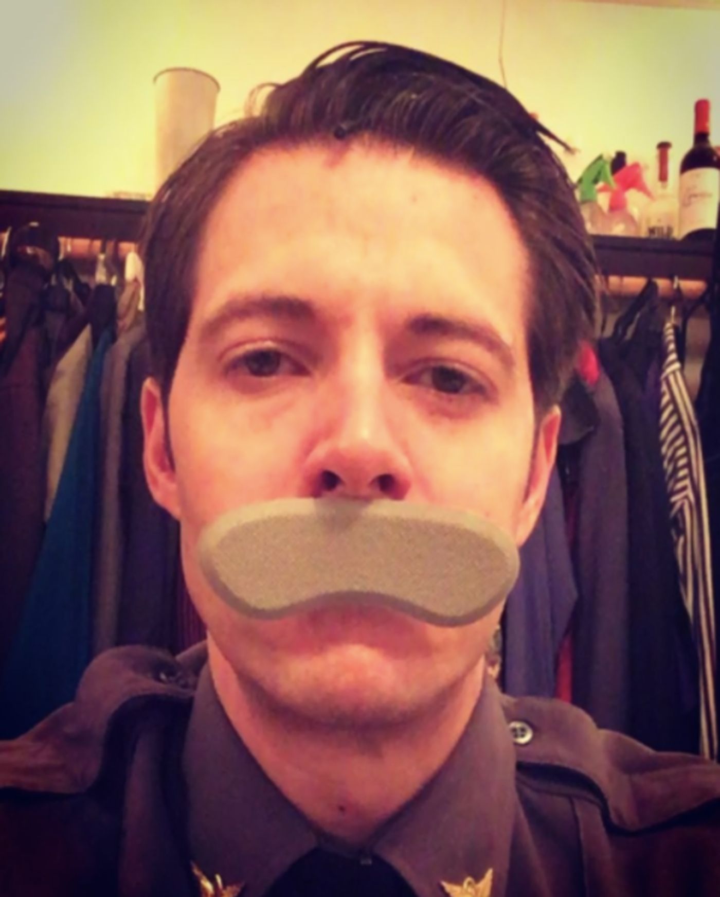 Photo Flash: A Jersey Boy Gets a New Mustache and More Saturday Intermission Pics!  Image