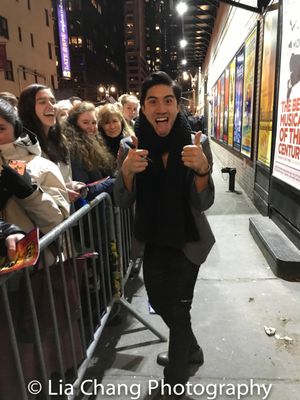 Devin Ilaw greets the fans. @ BroadwayWorld Devin Ilaw greets the fans. Photo