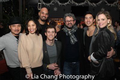Jon Jon Briones, Eva Noblezada, Nicholas Christopher, Alistair Brammer, Director Laur Photo