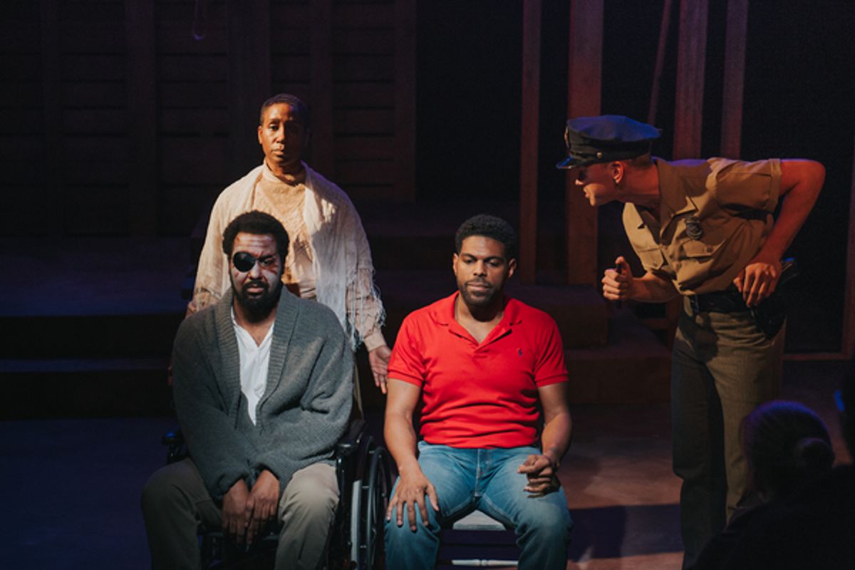 Ayanna Bria Bakari (Izzie Mae) and Cristopher W. Jones (Nat Turner) at 