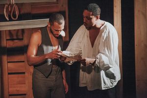 Nathaniel Andrew (Hammet) and Breon Arzell (Ron) @ BroadwayWorld Nathaniel Andrew (Hammet) and Breon Arzell (Ron) Photo